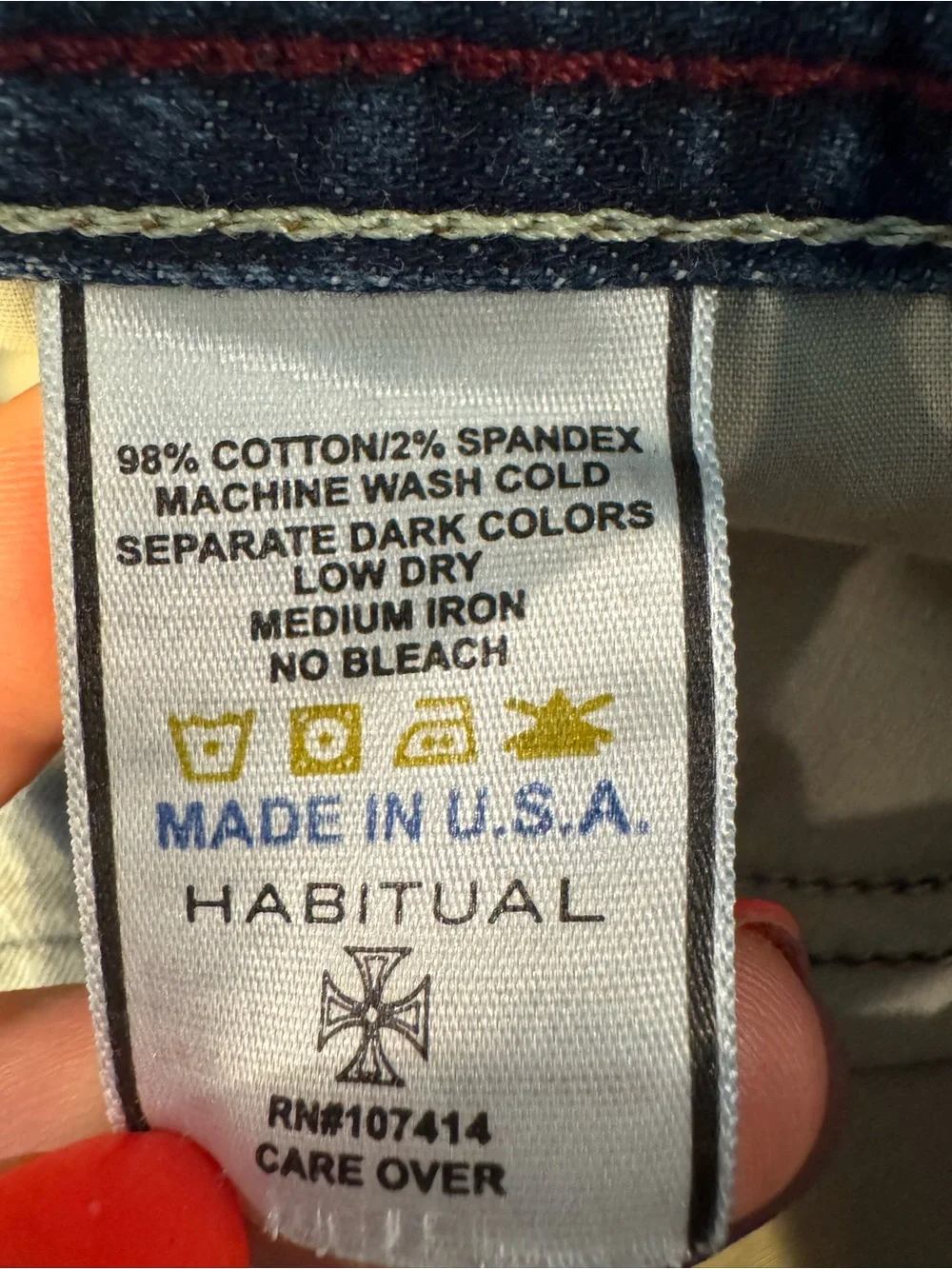 Tory Burch by Habitual Jeans Size 28 Medium Wash flare Leg Premium cotton denim